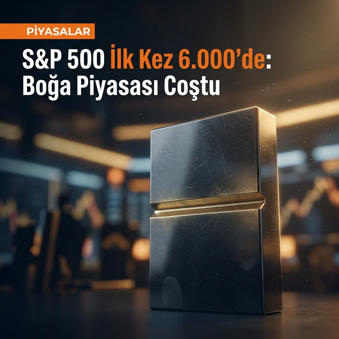 Piyasalar: S&P 500 ilk kez 6.000’de: boğa piyasası coştu